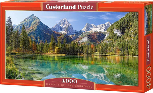 Castorland majesty of the mountains – puzzel – 4.000 stukjes – satijnen afwerking – perfecte pasvorm – europese kwaliteit