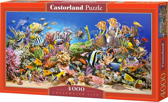 Castorland underwater life – puzzel – 4.000 stukjes – satijnen afwerking – perfecte pasvorm – europese kwaliteit