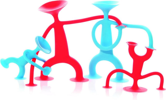Bilibo oogi familie met 4 actiefiguren