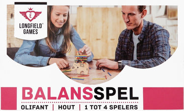Longfield houten balans spel olifant