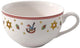 Villeroy boch toy's delight koffiekop kerst - 0.20 liter - rood wit