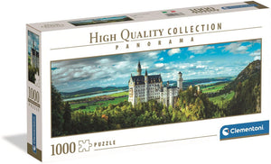 Clementoni panoramapuzzel slot neuschwanstein, 1000st.