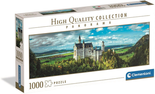Clementoni panoramapuzzel slot neuschwanstein, 1000st.