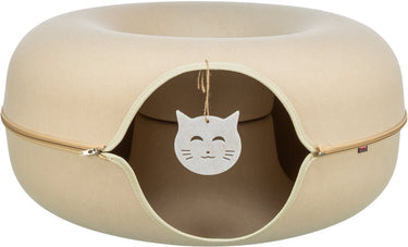 Trixie speeldonut vilt beige