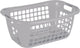Sunware basic wasmand laag grijs 55x38x22,5cm
