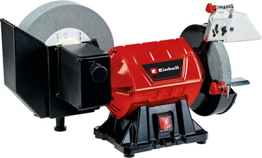 Einhell elektrische nat- droogslijpmachine tc-wd 200 150 - 250 w - voor nat en droog bewerken van materialen - compacte metalen constructie - incl. natte en droge slijpsteen