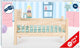 Small foot - houten poppenbed natuurlijk met beddengoed, 4ldg.