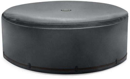 Intex thermische cover voor purespa 6-persoons spa - rond - donkergrijs - ø218 x h72 cm