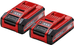 Einhell twinpack 4.0 ah plus accu - power x-change - 18 v li-ion - 2x 4.0 ah accu - max. vermogen: 900 w - active accu management systeem