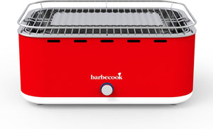 Barbecook carlo - tafel bbq - houtskool bbq barbecue - incl. draagtas - chili pepper - 44 x 33 x 21cm