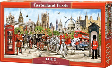 Castorland pride of london – puzzel – 4.000 stukjes – satijnen afwerking – perfecte pasvorm – europese kwaliteit