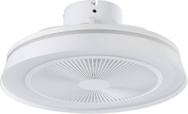 Eglo vallonia plafondventilator met lamp - ø 48 cm - 3 snelheden - instelbaar wit licht - rgb - dimbaar - dc energy saving - wit