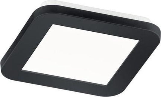 Rl live your light reality camillus - plafondlamp - badkamer - zwart - stappendim - 17cm