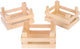 Small foot - houten kratjes klein 10x8x5,5cm, set van 3