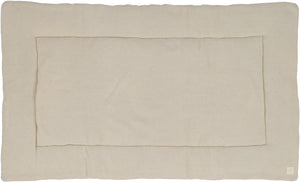 Jollein tweeling boxkleed - basic knit - 71 x 122 cm - oatmeal