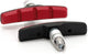 Xlc bs-v01 remblokjes v brake - set van 4 - 70mm - zwart rood