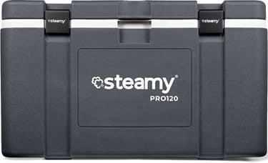 Steamy pro 120 - grote koelbox - extra goed geïsoleerd - 120 liter - grijs