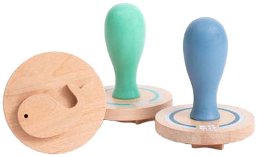 Bs toys zandstempels - peuter buitenspeelgoed - fsc hout - geschikt vanaf 18 maanden