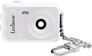 Lexibook sleutelhanger miniatuur digitale camera wit met ingebouwd flashgeheugen