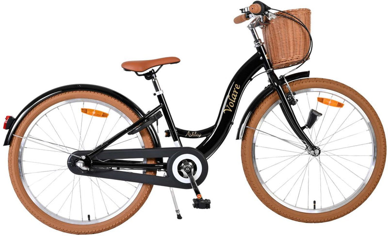 Afbeelding laden in galerijviewer, Volare ashley kinderfiets - meisjes - 24 inch - zwart - nexus 3
