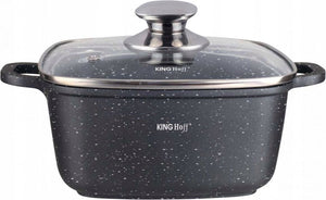 Kinghoff 1604 - braadpan - vierkant - 26 cm - 5.5 liter