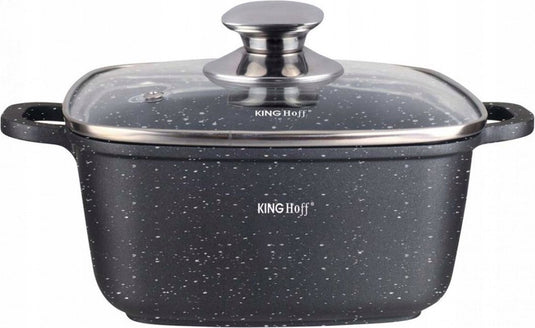 Kinghoff 1604 - braadpan - vierkant - 26 cm - 5.5 liter
