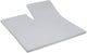 Cinderella - weekend - topper hoeslaken met split - 200x200 cm - tot 15 cm matrashoogte - 100% katoen - lichtgrijs