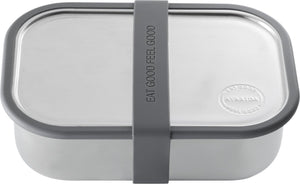 Aya ida aya ida - lunch box - opbergdoos - meenemen - brood - 1000ml - dark grey