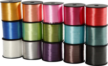 Creativ company https: www.cchobby.nl cadeaulint-b-10-mm-glossy-diverse-kleuren-15x50-m-1-doos