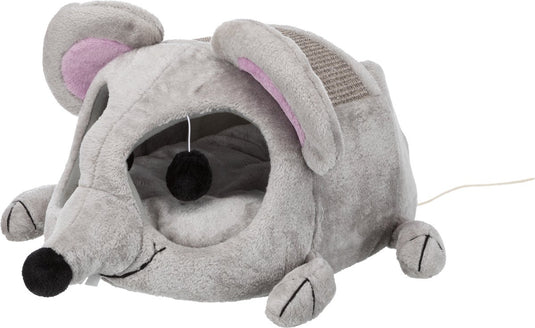 Trixie | kattenmand lukas muis grijs taupe