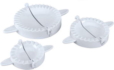 Metaltex - set van 3 deegvormen - raviolimaker - 9, 12 en 15 cm - wit - kunststof