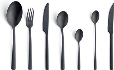 Amefa manille - 42 delige all you need bestekset - 6 personen - mat zwart