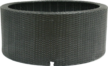 Ubbink - decowall - wicker ii - antraciet - decoratief - omranding voor waterornamenten
