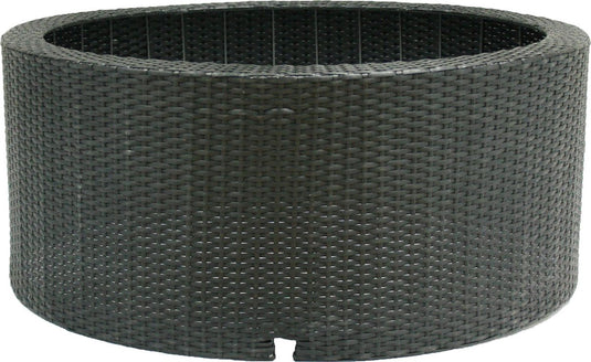 Ubbink - decowall - wicker ii - antraciet - decoratief - omranding voor waterornamenten