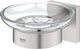 Grohe start cube zeepschaal met houder - supersteel (rvs look) 41096dc0