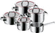 Wmf function4 - pannenset - 5-delig - geschikt voor inductie - rvs - met deksel