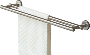 Tiger boston - handdoekrek - dubbel - voor 2 handdoeken - 60 cm - rvs geborsteld