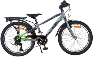 Volare explorer kinderfiets - jongens - 20 inch - donkergrijs - 7 versnellingen