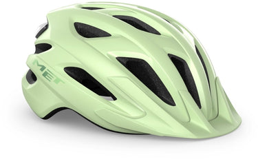 Met crossover mips fietshelm mannen vrouwen - stadsfietshelm volwassenen - maat m l – mint glossy