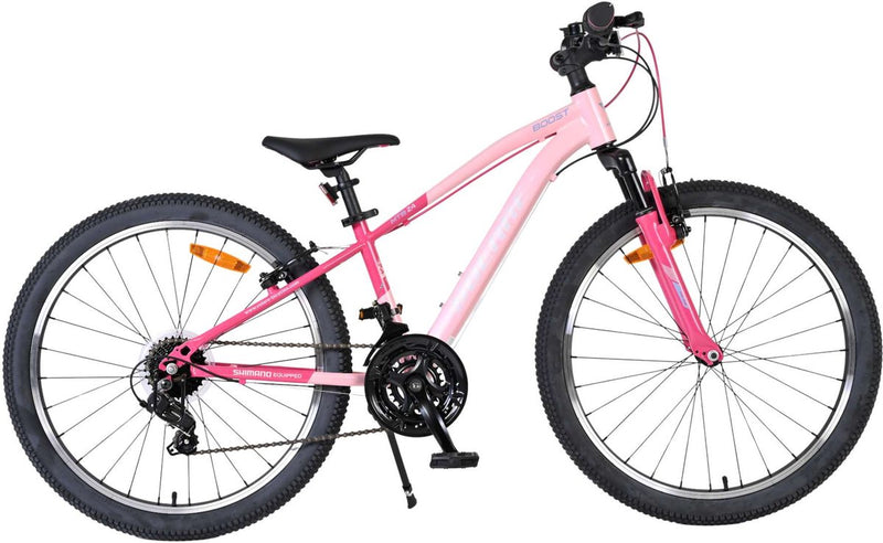 Chargez l'image dans la visionneuse de la galerie, Volare boost kinderfiets - 24 inch - roze - 21 speed
