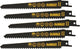 Dewalt - reciprozaagblad - 152mm - hcs staal - set van 5