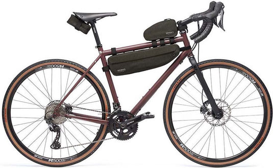 Brooks Scape Frametas - waterdichte fietstas - zwart - bikepacking - unisex