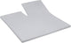 Cinderella - sundays - topper hoeslaken met split - 200x220 cm - tot 15 cm matrashoogte - 100% katoen-satijn - lichtgrijs