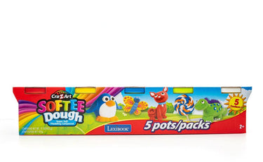 Lexibook softee dough 5 pack! klassieke kleuren