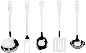 Alessi kookgerei - ajm19s5 l - 5 stuks - door jasper morrison