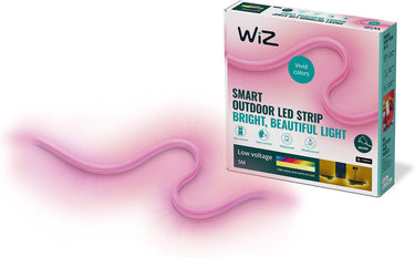 Wiz buitenlamp - outdoor led strip - gekleurd en wit licht - slimme led verlichting - vorm zoals jij wilt - 5m - stekkertype c