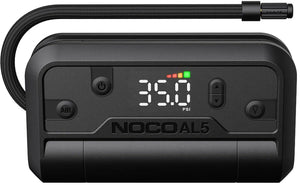 Noco al 5 draagbare luchtcompressor - geïntegreerde usb-c-poort - powerbank - maximale druk: 8,96 bar