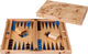 Longfield 18 backgammon blauw bruin trangle -