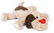 Beeztees xl-knuffel joep - hondenspeelgoed - pluche - beige - 48x46x11 cm