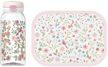 Mepal lunchset (drinkfles met flipdop lunchbox) campus - 600 + 750 ml - broodtrommel en drinkbeker voor kinderen - bento box - drinkfles met flipdop - fairy wonders